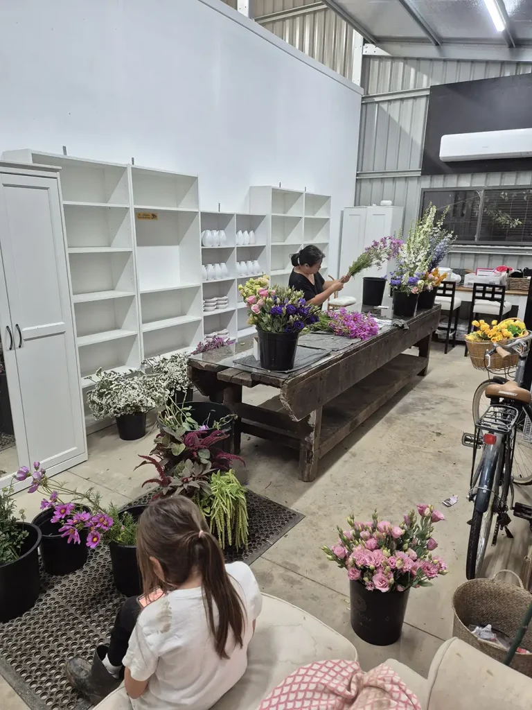 Seasonal blooms at a family-run flower farm near me – grown at Noi Đẹp Farm